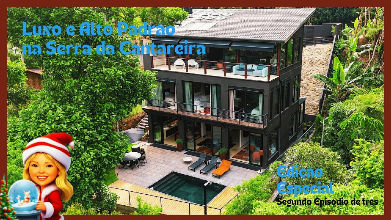 Arquitetura contemporânea moderna e luxo na SERRA DA CANTAREIRA por R$ 6.000.000,00.