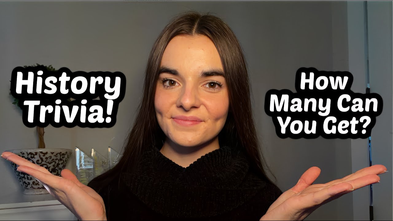 ASMR Whispering 100 History Trivia Questions | How Many Can You Get?