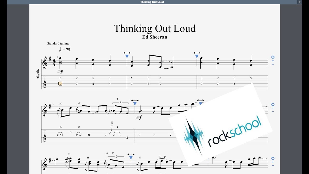 Thinking Out Loud Rockschool Grade 3 Guitar