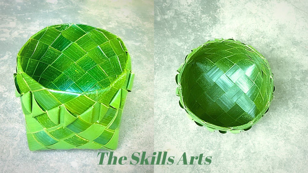 Mini Design Coconut/Palm Leaf Basket ||தென்னை ஓலையில் கூடை 2022 Latest Design Tokri|| #theskillsarts