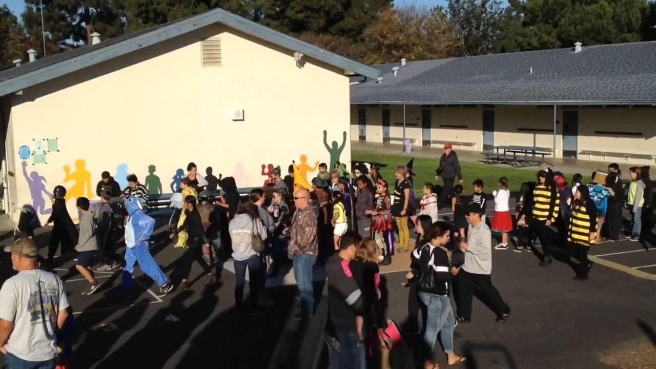 Westwood Elementary School Halloween parade