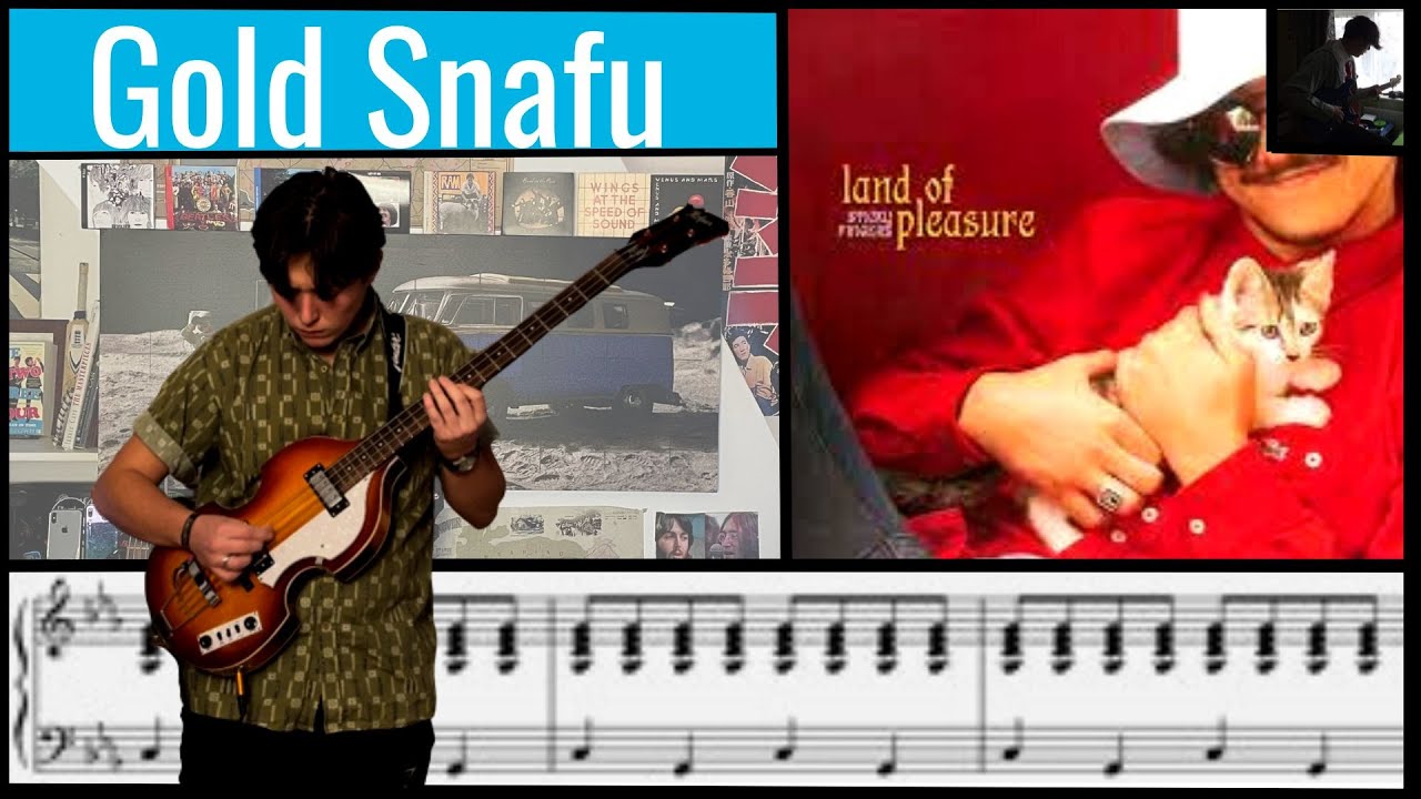 Gold Snafu by Sticky Fingers (Bass cover with Tab)