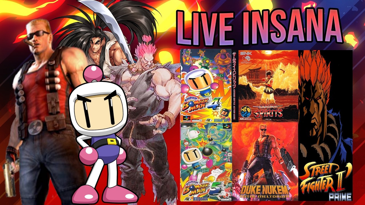 SUPER BOMBERMAN 4/5, O BOMBOSO EM DOSE DUPLA! + DUKE NUKEM, HOJE VAI! + SF2 PRIME, ESPANHOL MALDITO!