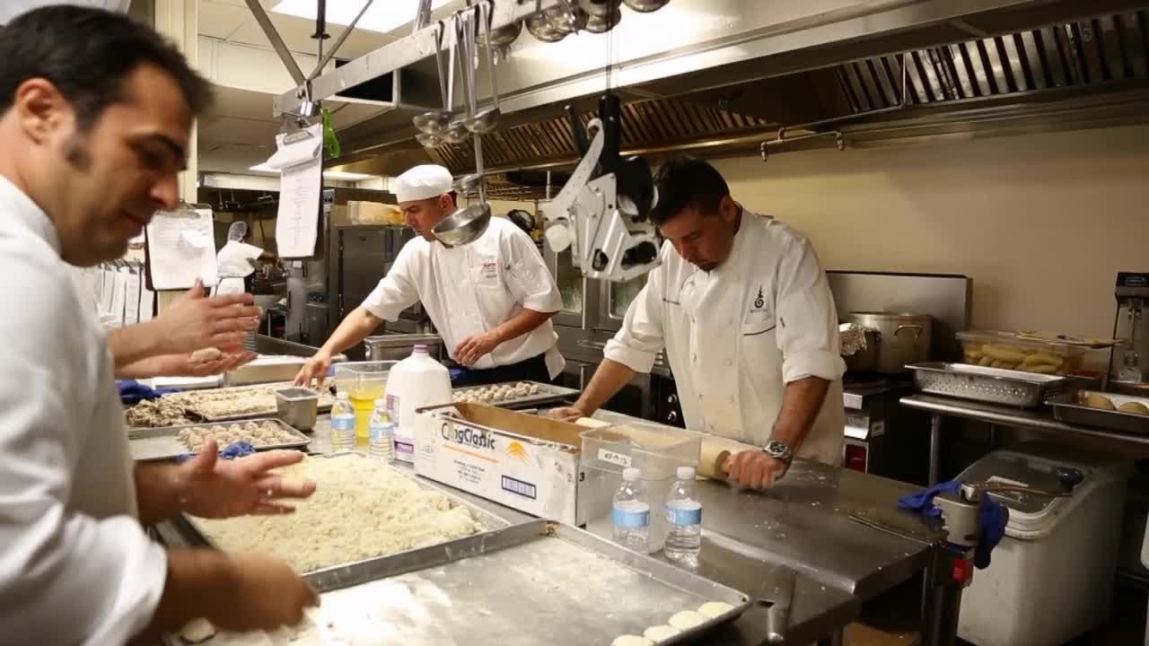 Making Chicken and Rice Knishes with El &Ntilde;osh Chefs Eric Greenspan & Roberto Trevi&ntilde;o