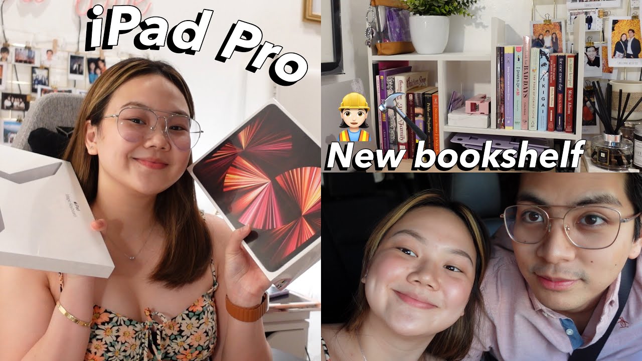 BUILDING MY BOOKSHELF, IPAD PRO UNBOXING, WHAT’S IN MY TOTE, CHILL DATE | ASHLEY SANDRINE