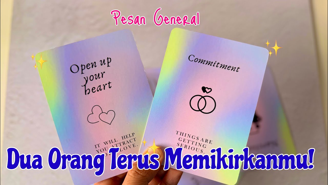 ⚠️ DUA ORANG TERUS MEMIKIRKANMU‼️ MASA LALU TAK BISA MOVE ON & VS SOSOK BARU JATUH CINTA 💘 YES / NO?