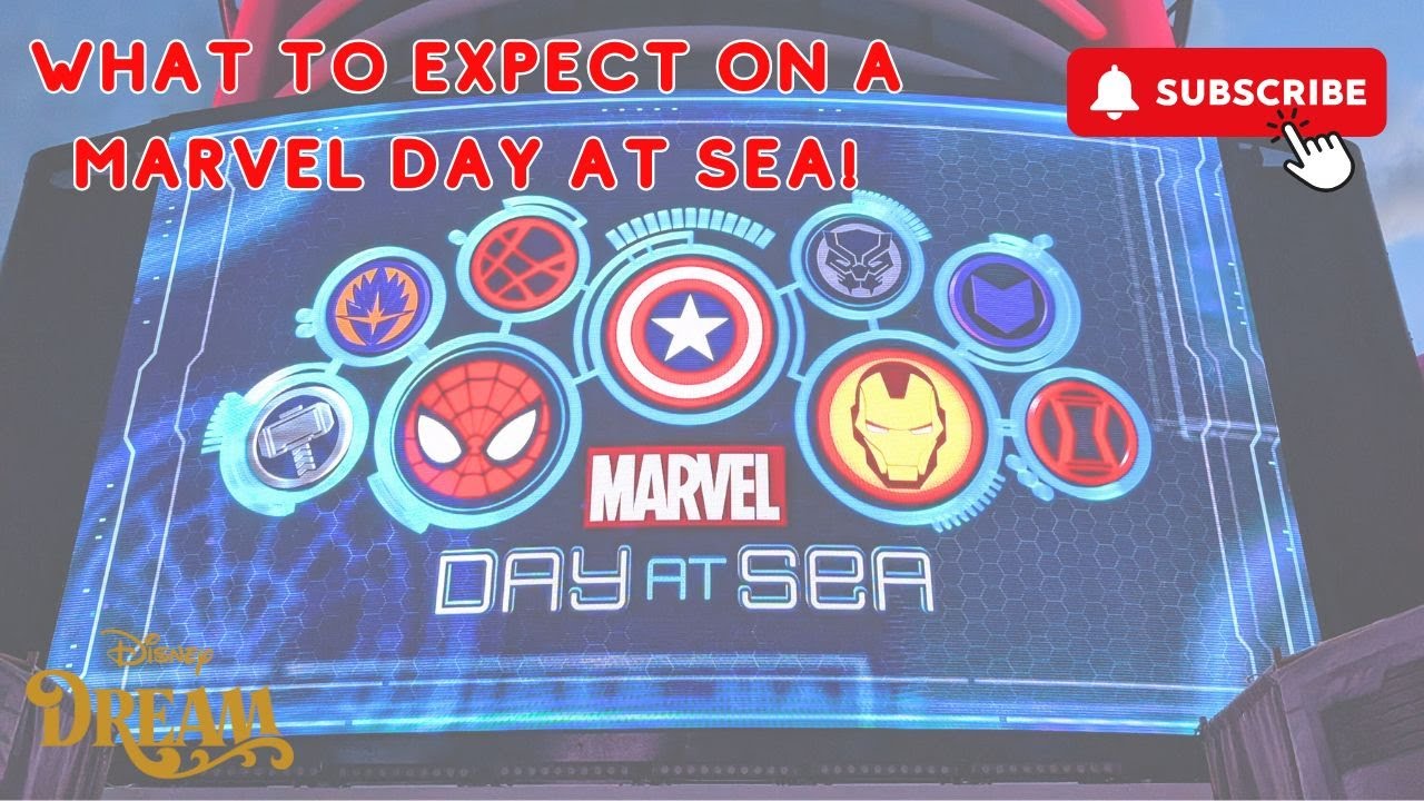 What to Expect on a Marvel Day at Sea on the Disney Cruise Line!