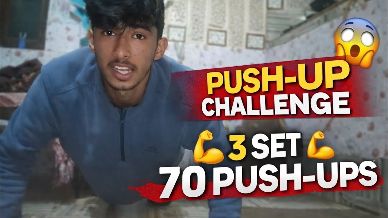 Push-Up Challenge💥3 Set में 70 Push-ups | Aaj Khud Ko Test Kiya | Daily Vlog..ll#dailyvlog #vloglife