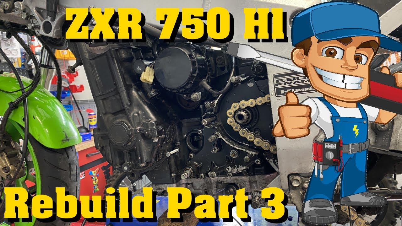 Kawasaki ZXR 750 H1 Engine Removal - Preparations [Engine Rebuild Part 3]