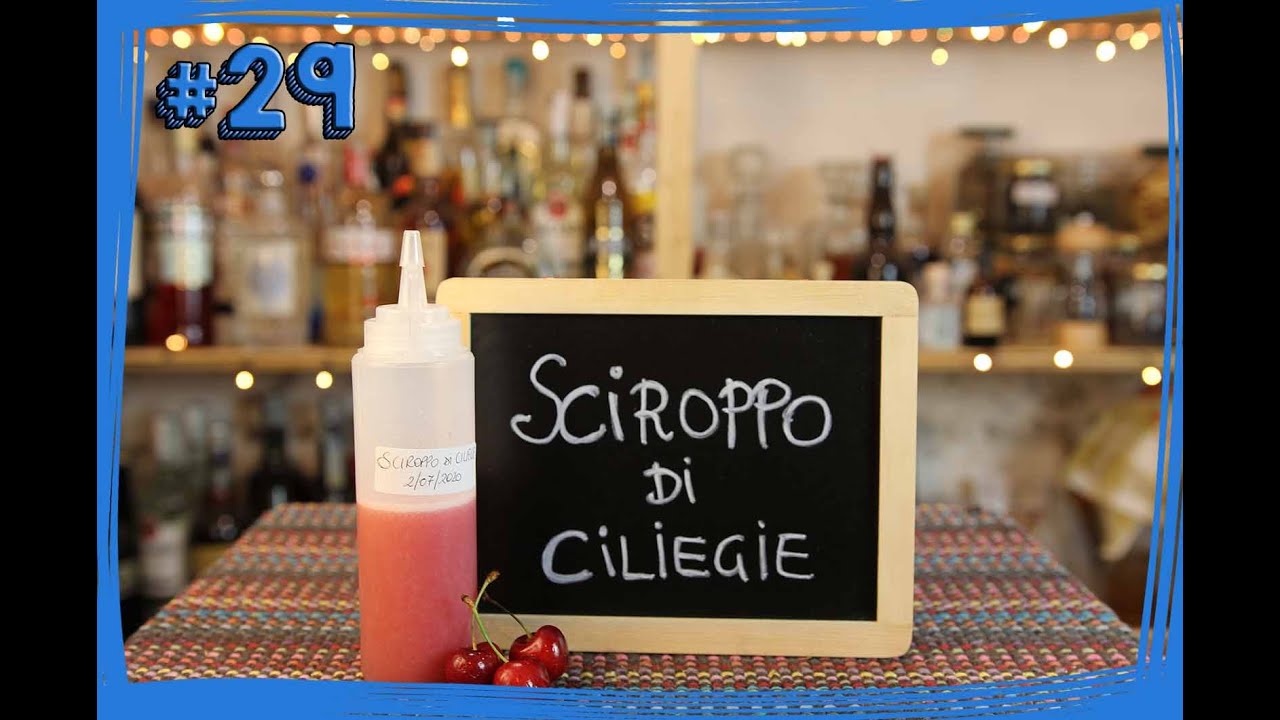 #29 Basi e Premix - Prepara a casa lo SCIROPPO DI CILIEGIE per i tuoi cocktail alcolici e analcolici