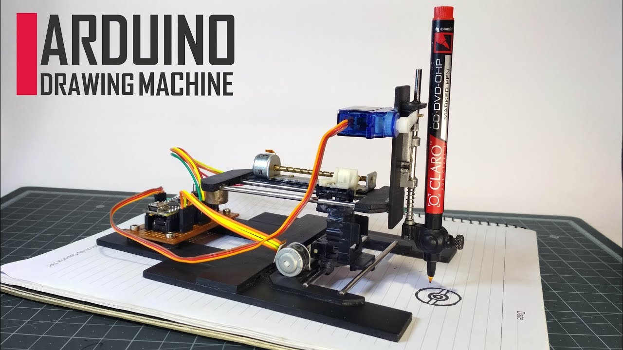 How To Make A DIY Arduino CNC Drawing Machine At Home
