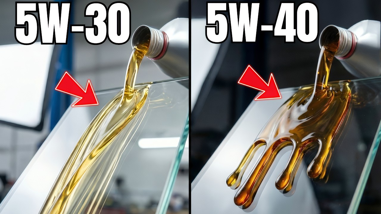 Ich habe 5W 30 vs  5W 40 im Motor getestet — Ein klarer Sieger?