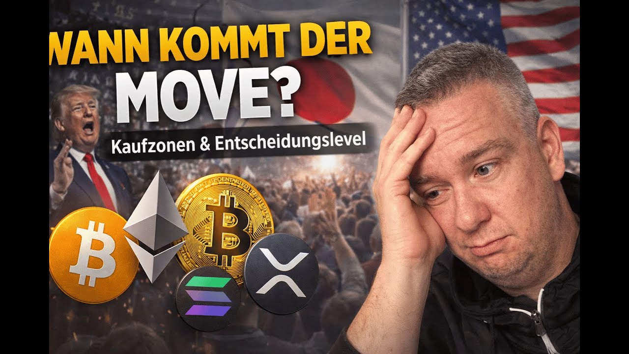 Alle warten auf den Move – Bitcoin & Altcoins vor der Entscheidung