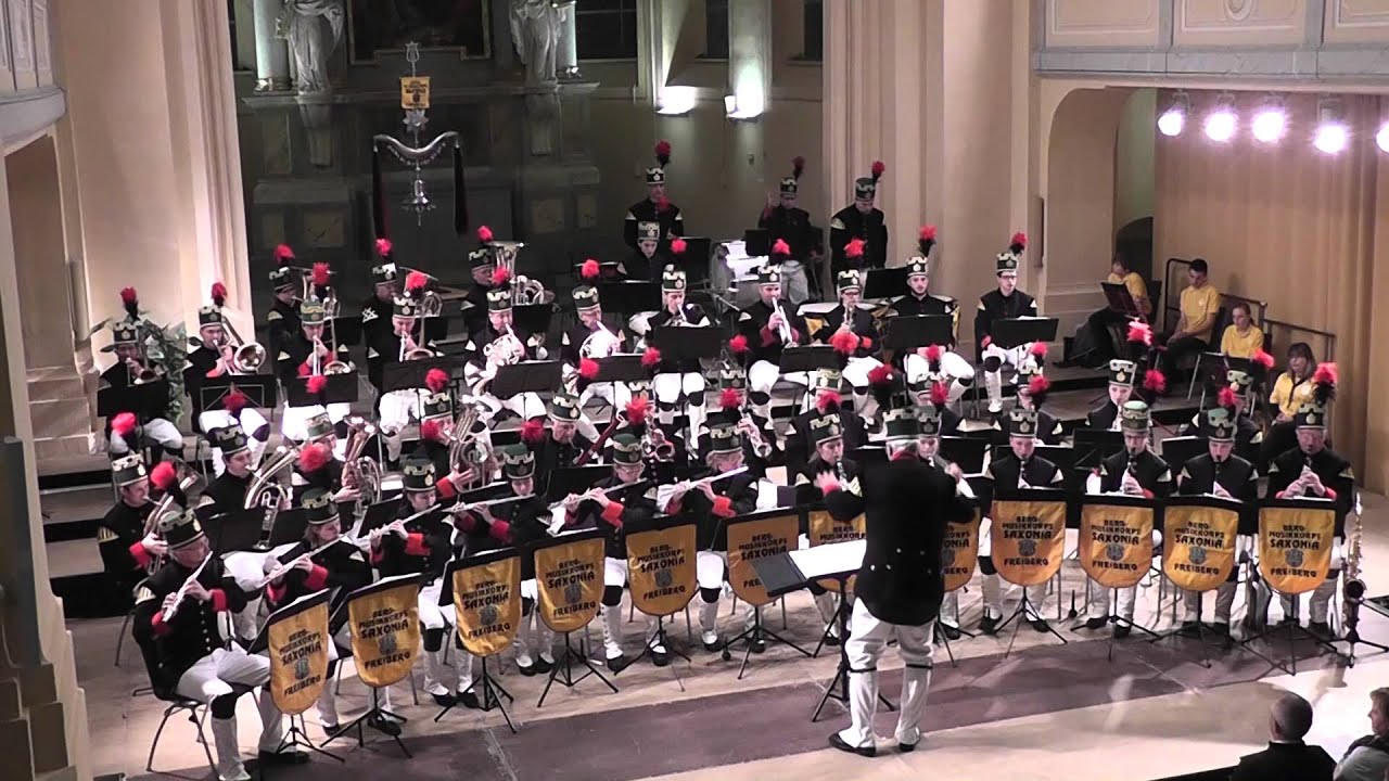 A Monmouth Overture (Philip Sparke) gespielt vom Bergmusikkorps Saxonia Freiberg