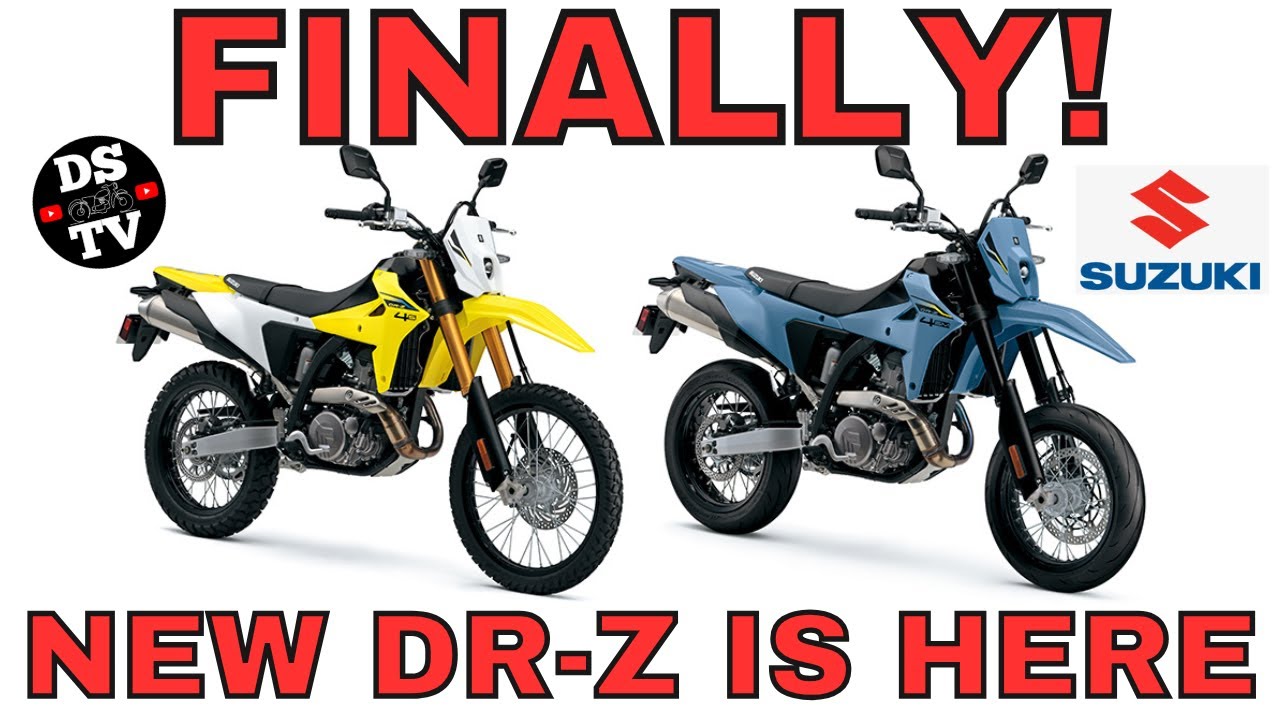 Новый Suzuki DR-Z4S SM — лучший японский мотоцикл двойного назначения и супермото на сегодняшний ...