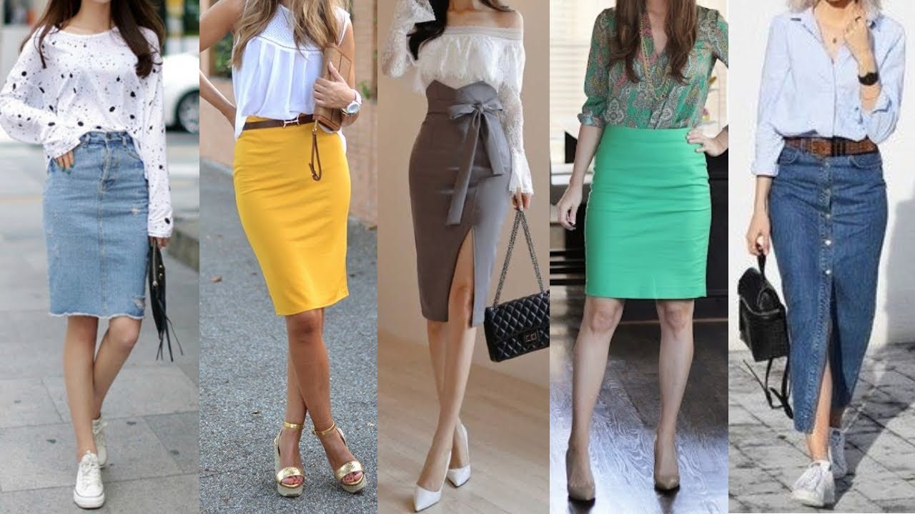 FALDA de TUBO o LAPIZ LOOKS Y OUTFITS ELEGANTES y SOFISTICADOS COMBINANDO FALDA DE TUBO O LAPIZ