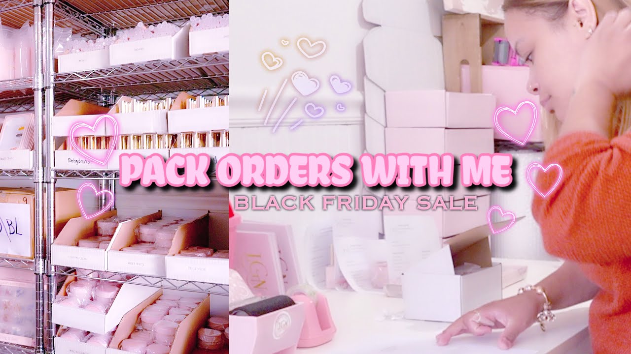 PACK ORDERS WITH ME | BLACK FRIDAY SALE  💕 HARD GEL LINE - LGNPRO