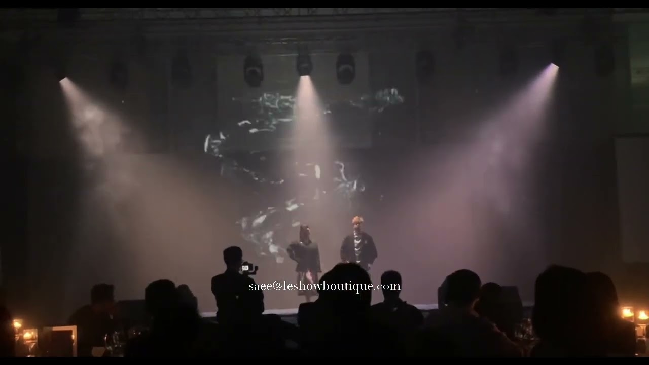 Holographic Interactive display by Le Show Boutique for Award presentation Fashion Show