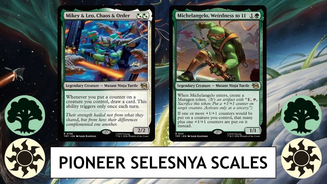 MTG Pioneer Selesnya Scales - Вероятно, стоит обратиться к врачу по поводу этих затвердевших чешуек.