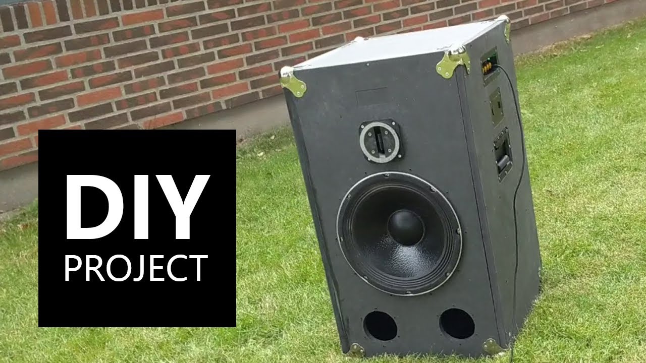 600W Portable Speaker Build - Battery Powered