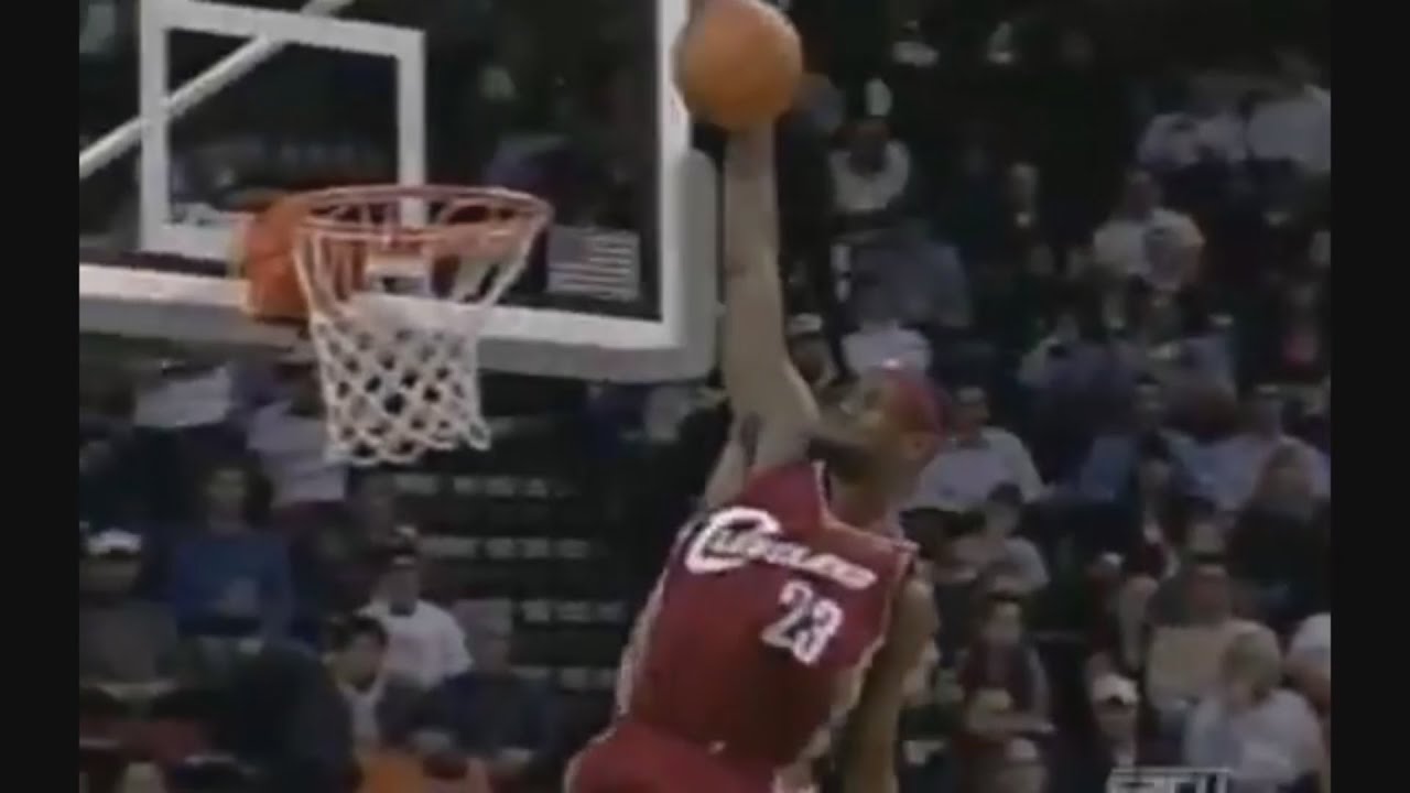 LeBron James 34 Points 8 Ast 3 Blk @ Sonics, 2005-06.