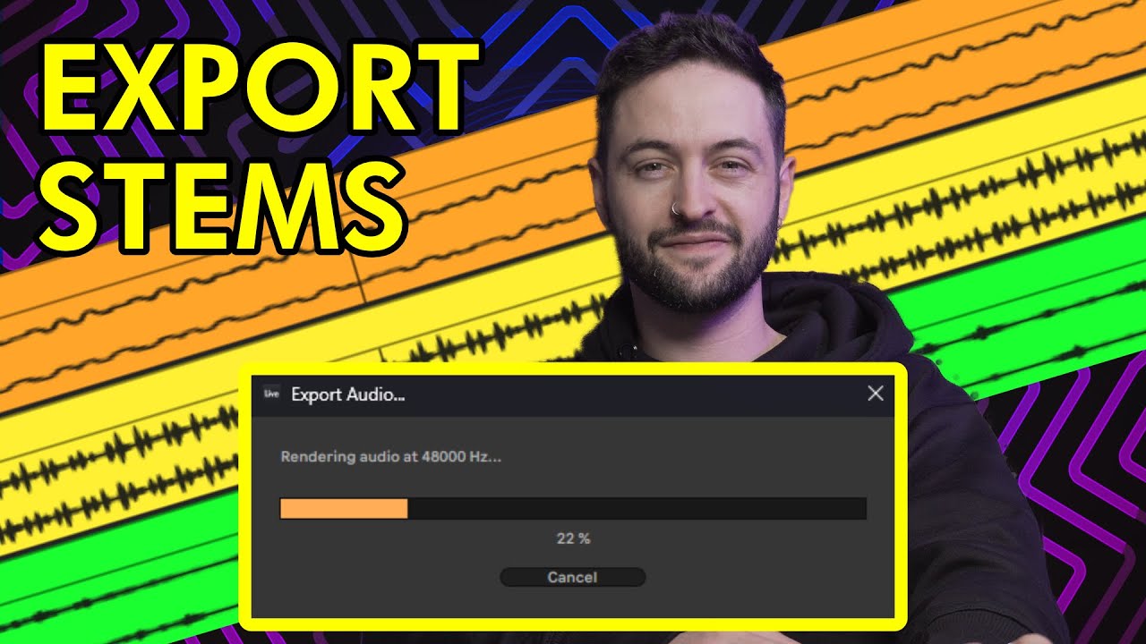 How to Export Stems from Ableton Live 12