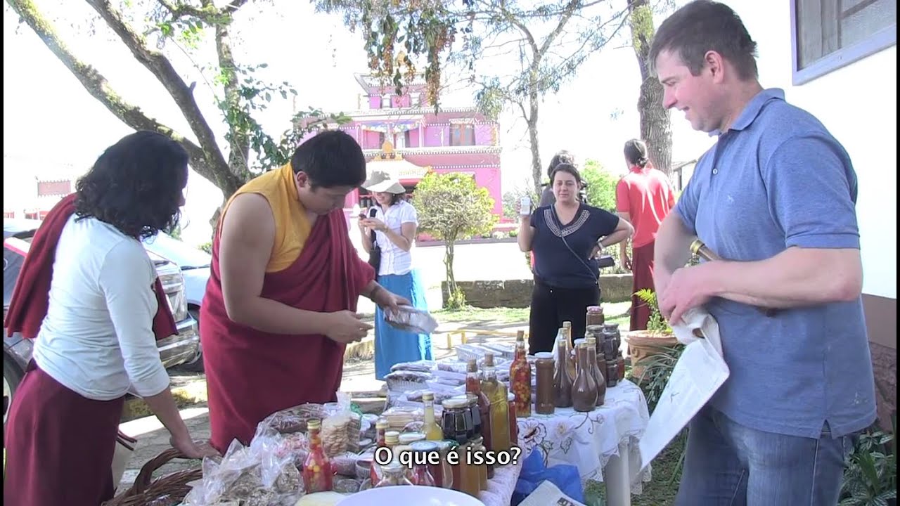 Alegria em ação -- os bastidores de um evento no Khadro Ling