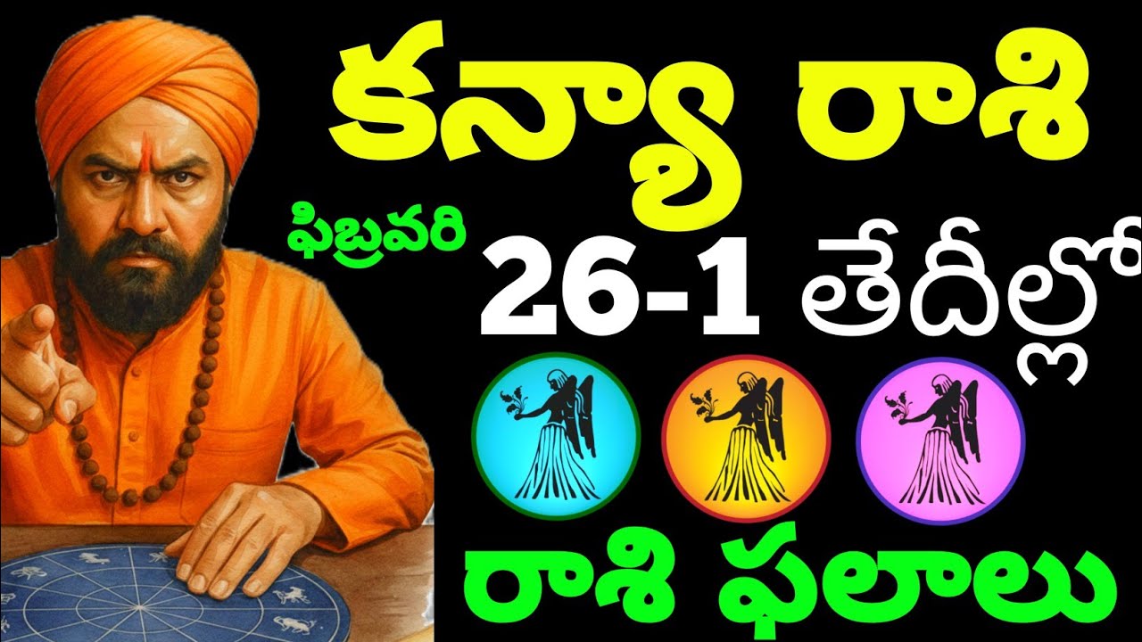కన్యా రాశి వారికి ఫిబ్రవరి 26,27,28,1 తేదీల్లో రాశి ఫలితాలు Virgo Horoscope for February 26th 