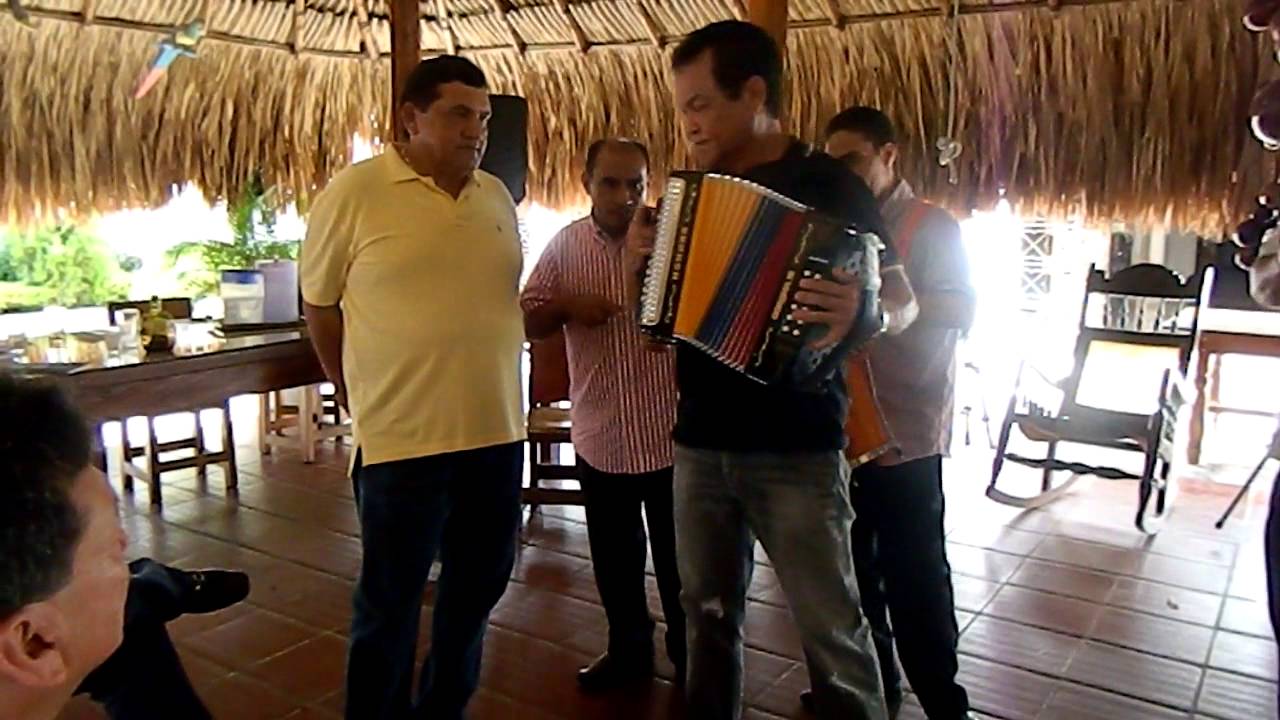 Alfredo Gutierrez en casa de Poncho Zuleta Parranda vallenata