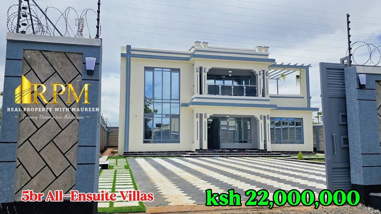 Luxury 5-Bedroom All-En Suite Villa – Modern Elegance & Secure Living