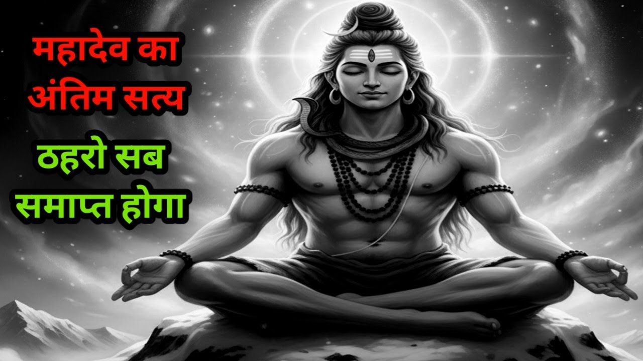 शिव संदेश: जब तुम ठहर जाओगे, दुख खुद ही खत्म हो जाएगा