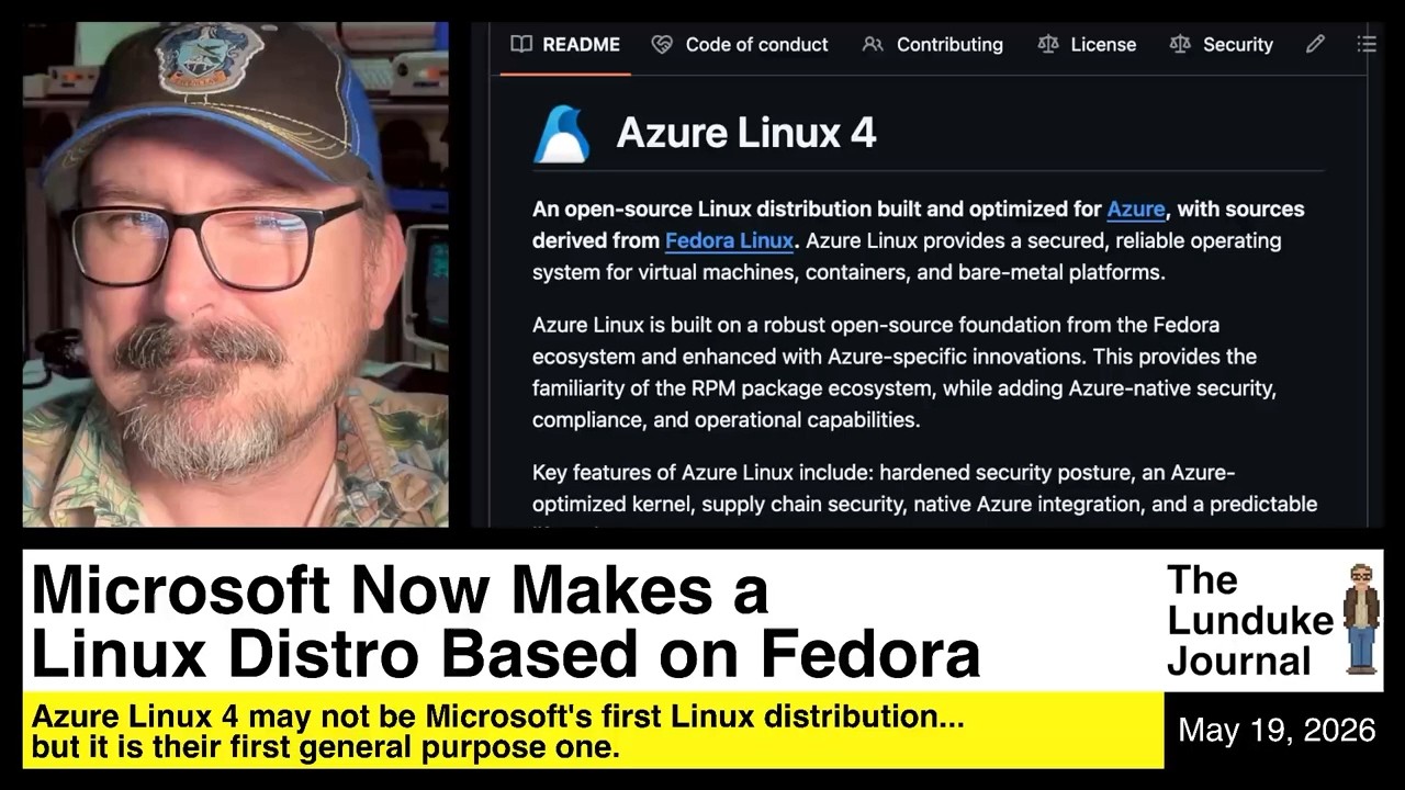 Microsoft выпускает дистрибутив Linux на основе Fedora.