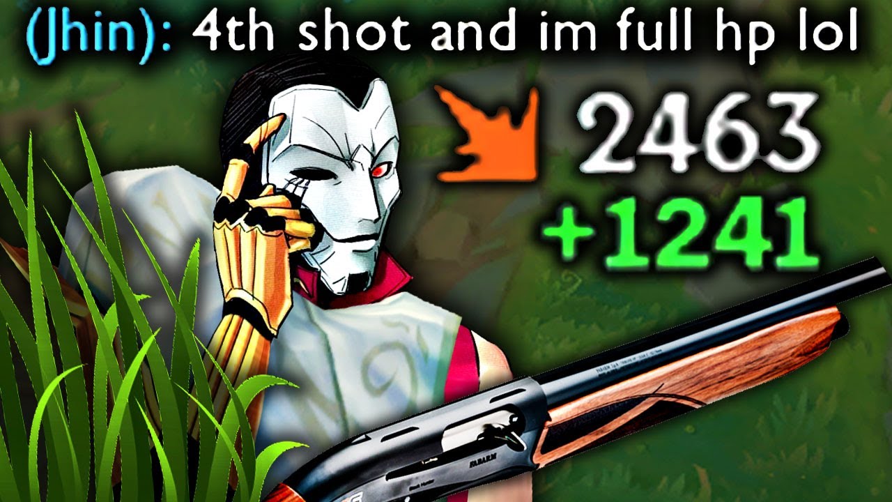 LIFESTEAL JHIN INSTA HEALS WITH 4TH SHOT