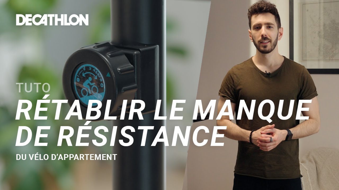 TUTO - Comment régler le problème de résistance sur votre vélo d'appartement ? 🚲 | Decathlon