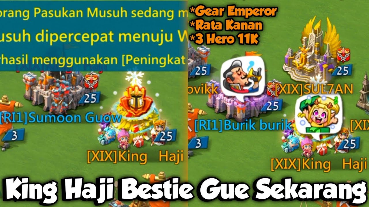 KING HAJI Ngamuk Mode Brutal ON!! Solo Trap Gue Kehabisan RSS Asli Sangat Menakutkan | Lords Mobile