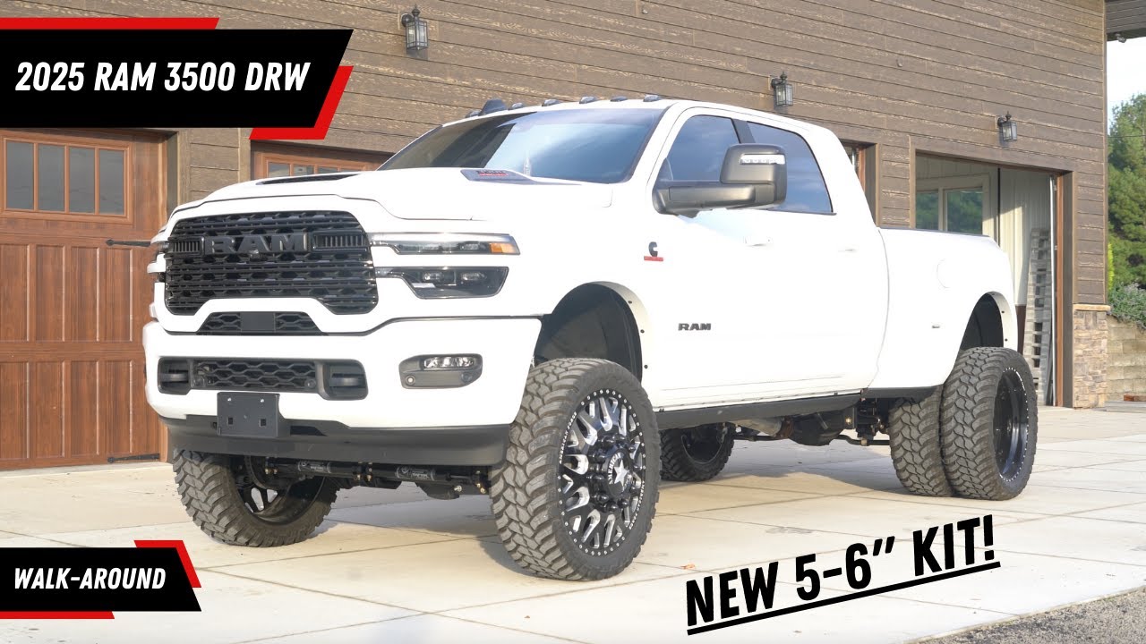 RAM 3500 DRW 2025 года с Джеффом Келдерманом — НОВЫЙ КОМПЛЕКТ 5–6 дюймов!