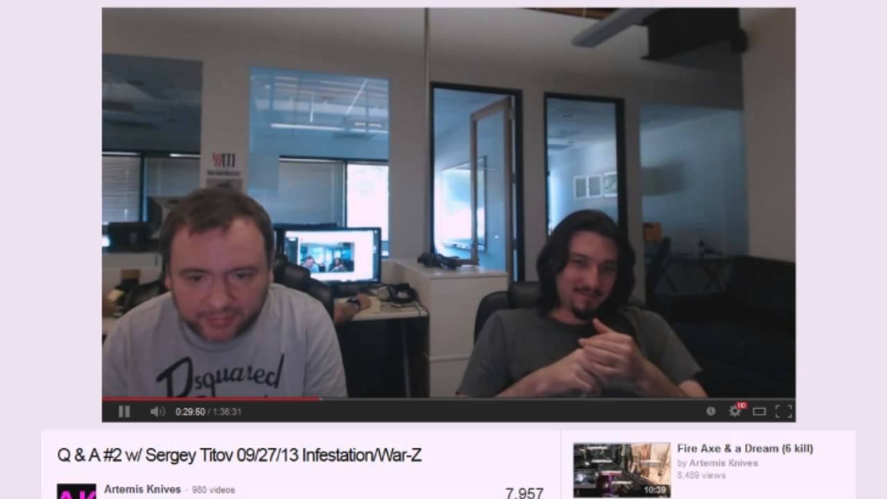 Highlight: Q & A #2 w/ Sergey Titov 09/27/13 Infestation/War-Z