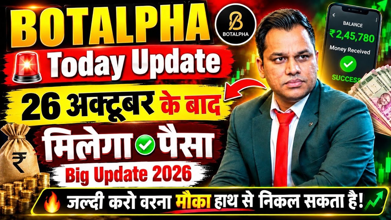 Lavish Choudhary Live on Projector || Botalpha Mine Crypto Withdrawal Update