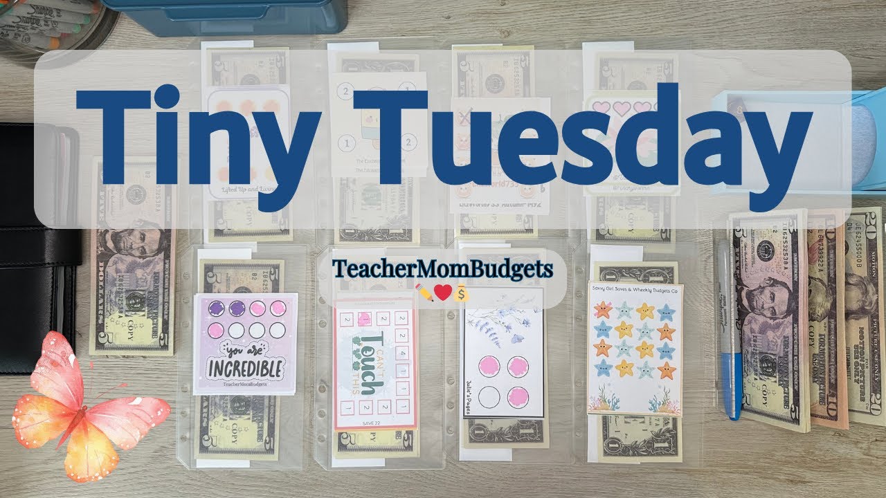 TINY TUESDAY Savings Challenges + 🎉 BIG WIN with Letter Bucks | July Week 4
