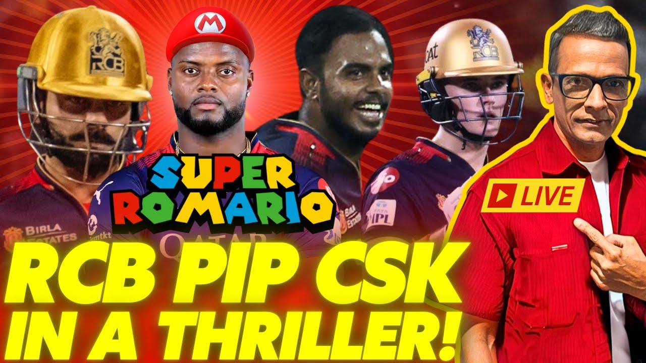 RCB Pip CSK in a Thriller! | Hat-trick of Victories for RCB vs CSK! | #tataipl2025 | Live with Jani🔴