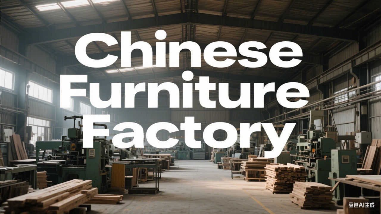 How do Chinese factories mass-produce wooden furniture computer desks#chinesefactory #massproduction
