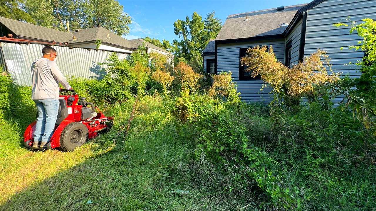 His PROPERTY is out of CONTROL HE doesn't CARE if people LIVE HERE ILLEGALLY and never CUT the grass