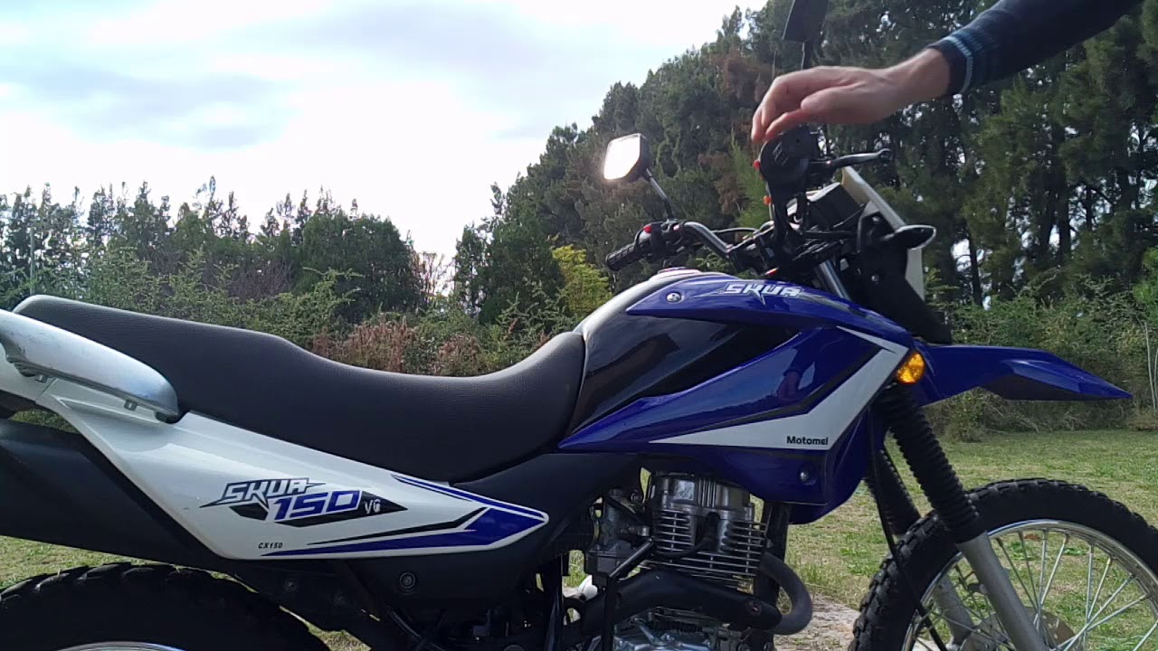 Motomel Skua 150 V6 arranque a patada