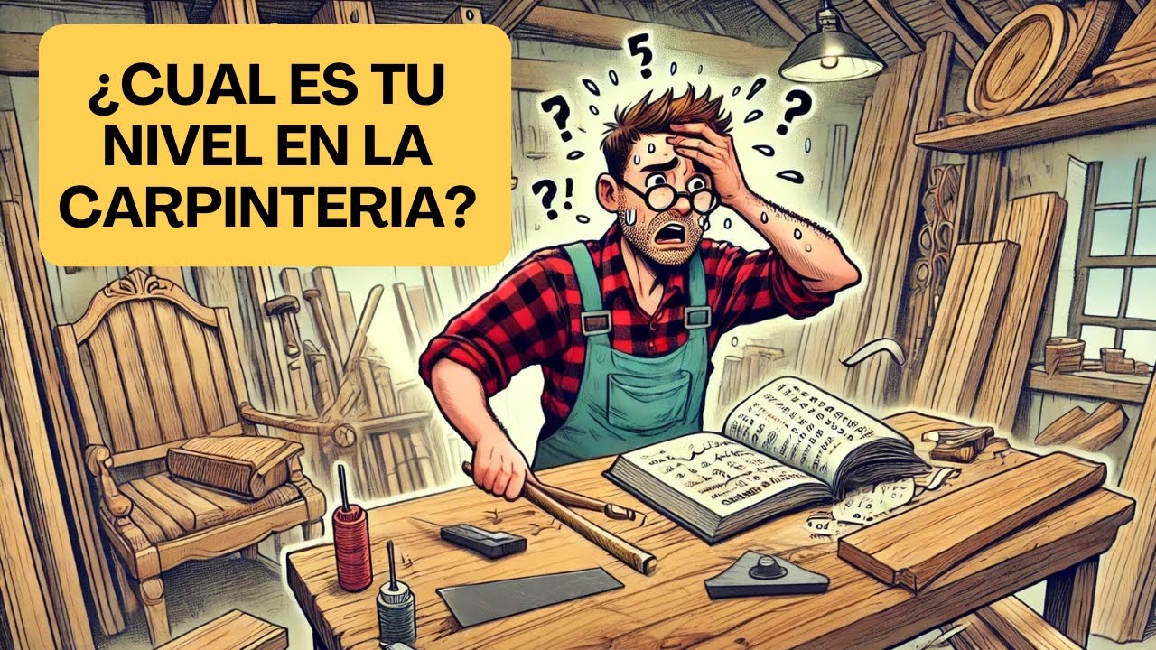 &iquest;Cu&aacute;l es tu NIVEL en el oficio de la CARPINTERIA?