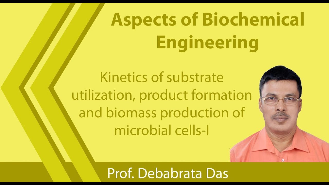 Lecture 31: Kinetics of substrate utilization, product formation and biomass production of microbial