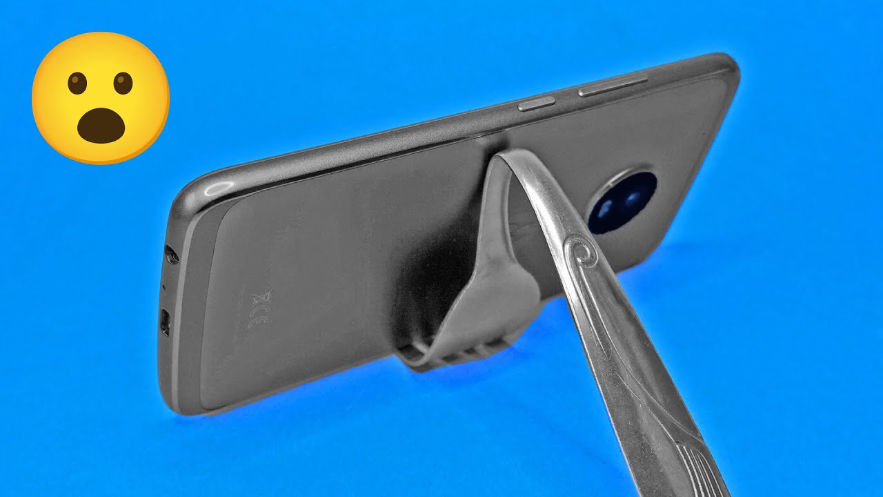 3 Soportes para Celular con Tenedores, FÁCILES y Rápidos 🍴📲