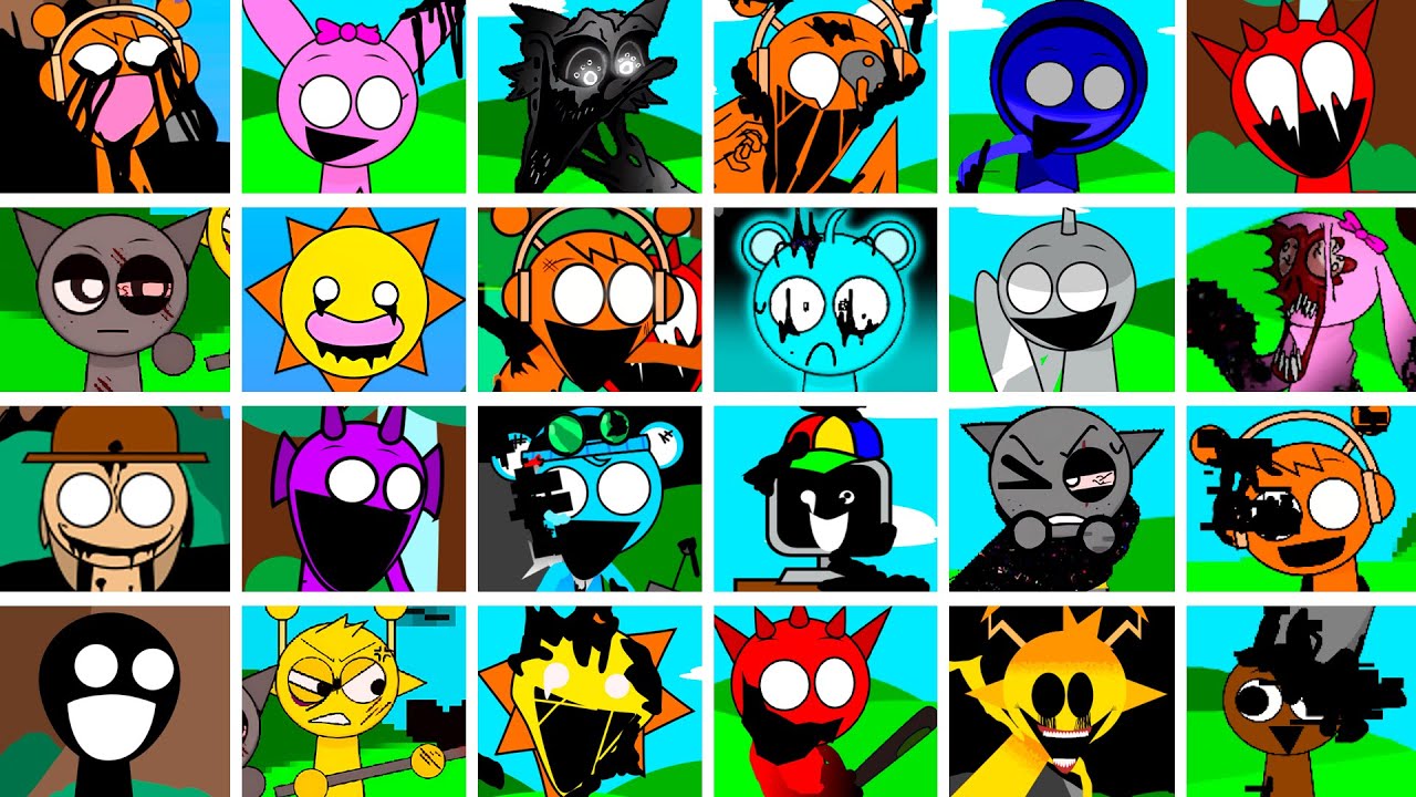 FNF Pibby Sprunki ALL MODS // Incredibox - Sprunki in Friday Night Funkin