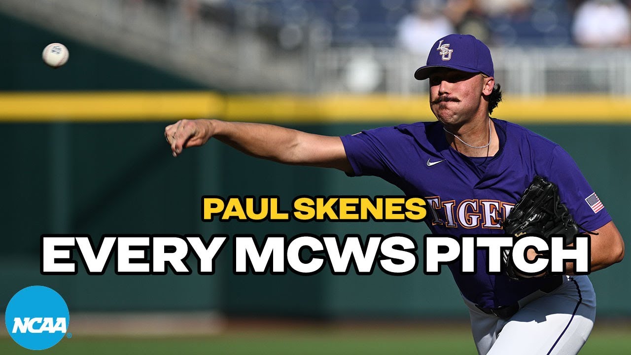Nearly 2 hours of EVERY Paul Skenes pitch from the College World Series