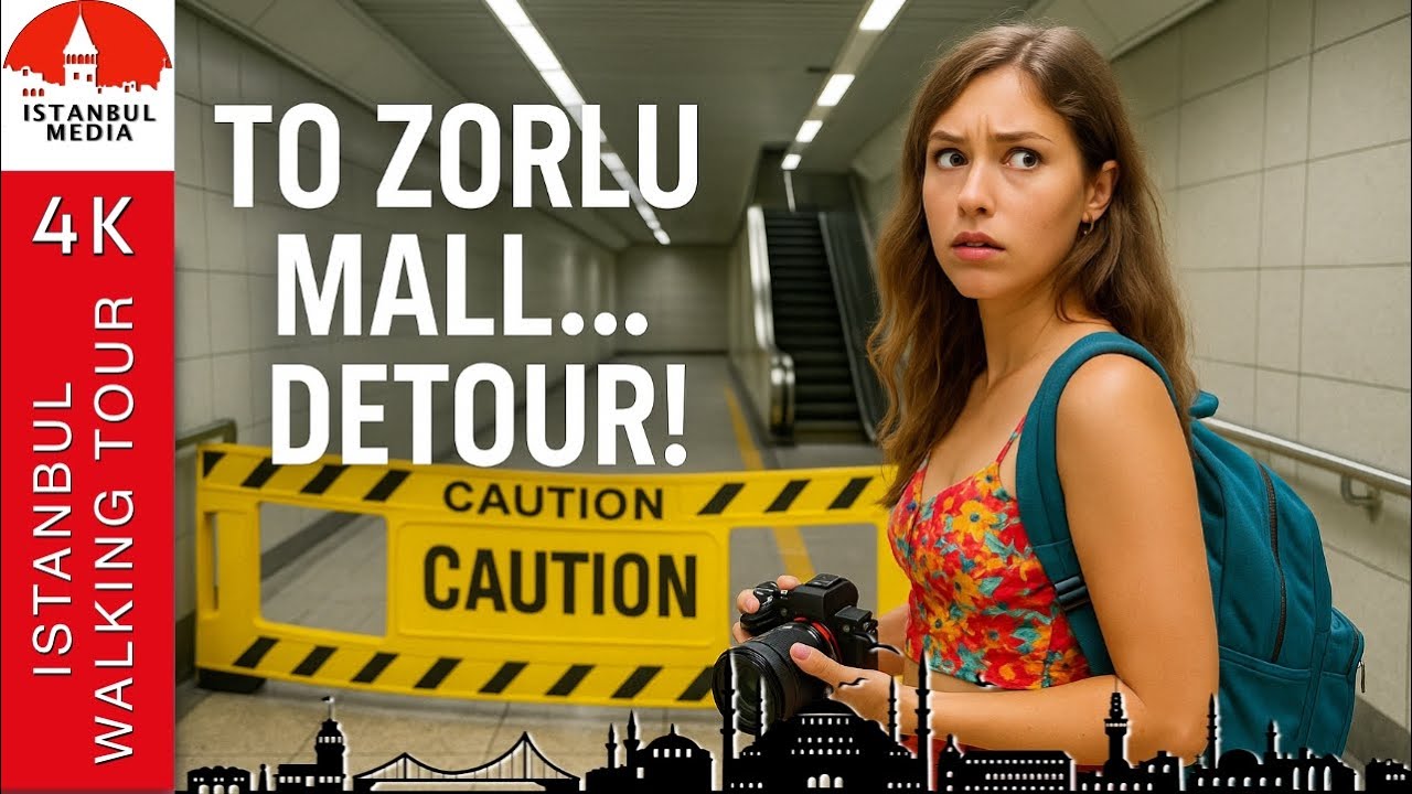 Lost on the Way to Zorlu – Gayrettepe Metrobüs to Mall with a Detour |Mayl 2025 | 4K HD•60 fps