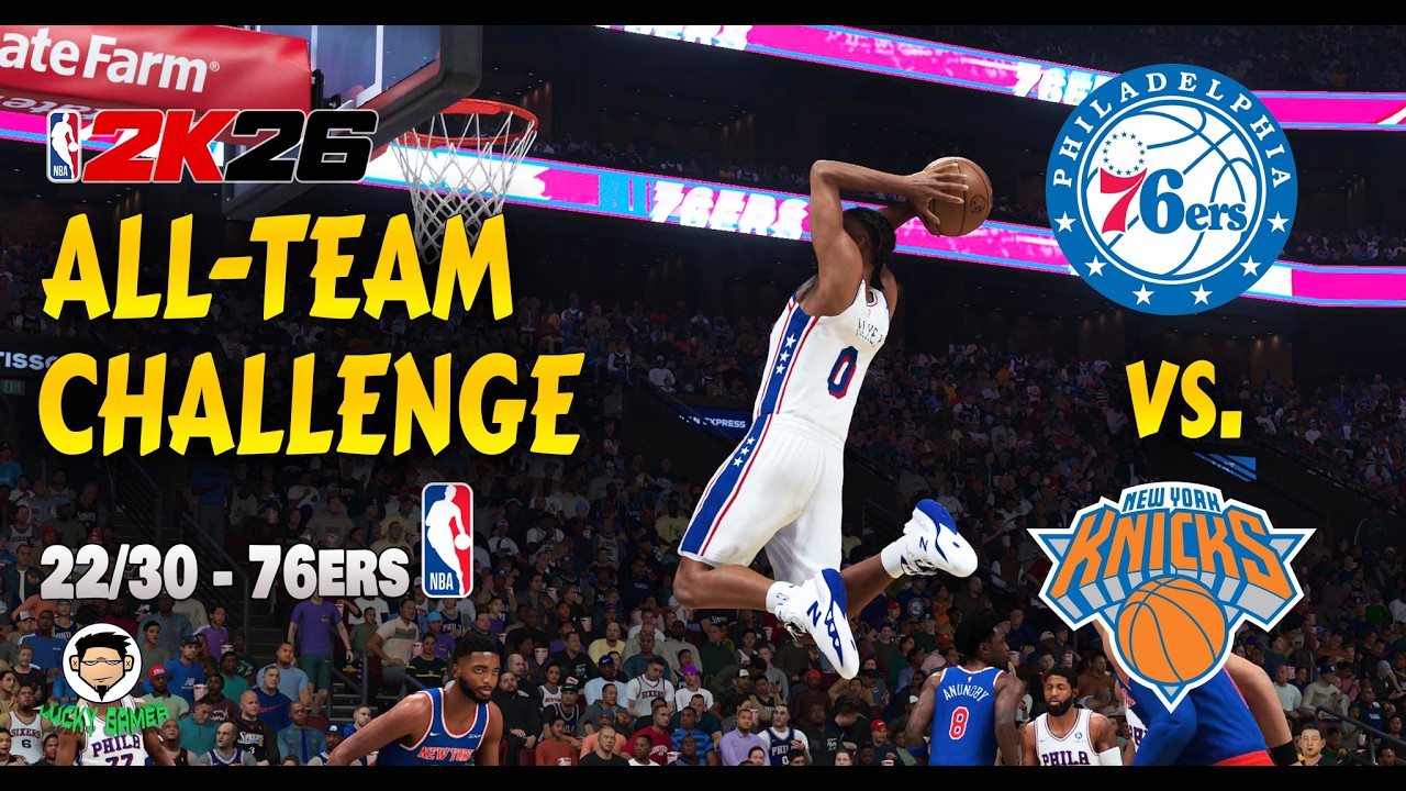 NBA2K26 All-Team Challenge | 76ers | REVENGE IN PHILLY! 76ers Answer Back and Crush the Knicks